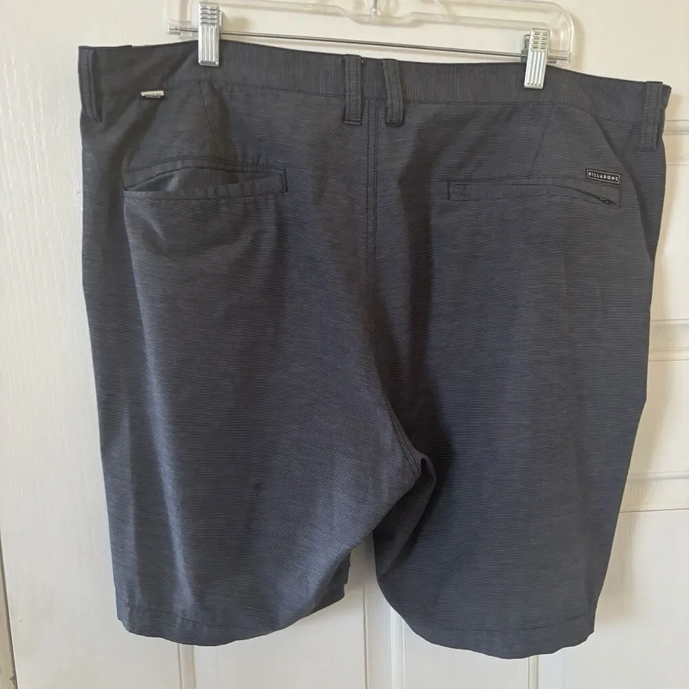 Billabong Mens Crossfire Submersible Stretch Gray Board Shorts 40 Beach Tropical - Picture 9 of 14
